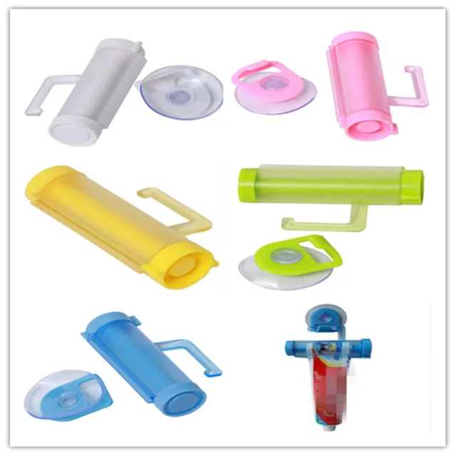 1Pcs Cartoon Toothpaste Squeeze Artifact Household Plastic Lazy Toothpaste Tube Squeezer Bathroom Accessories Supplies F 1PC random color