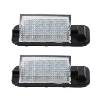 

2x White Auto Error Free 3528 SMD 18 LED License Plate Light Lamps For BMW E36 3 Series 1992-1998 318i 320i M3