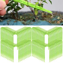 50PCS Greenhouse Apple Green Bend Arrow Micro Drip Irrigation Kit Emitters for 3/5mm Hose Garden Watering Saving Micro Dripper