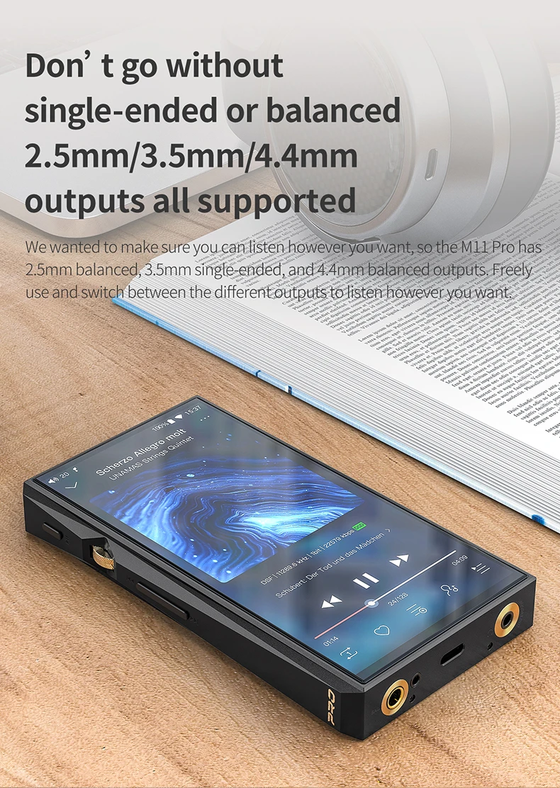 FIIO M11 PRO Samsung Exynos 7872 Android 7.0 Bluetooth Protable Music Player MP3 AK4497EQ High-performance Audiophile DAC DSD256