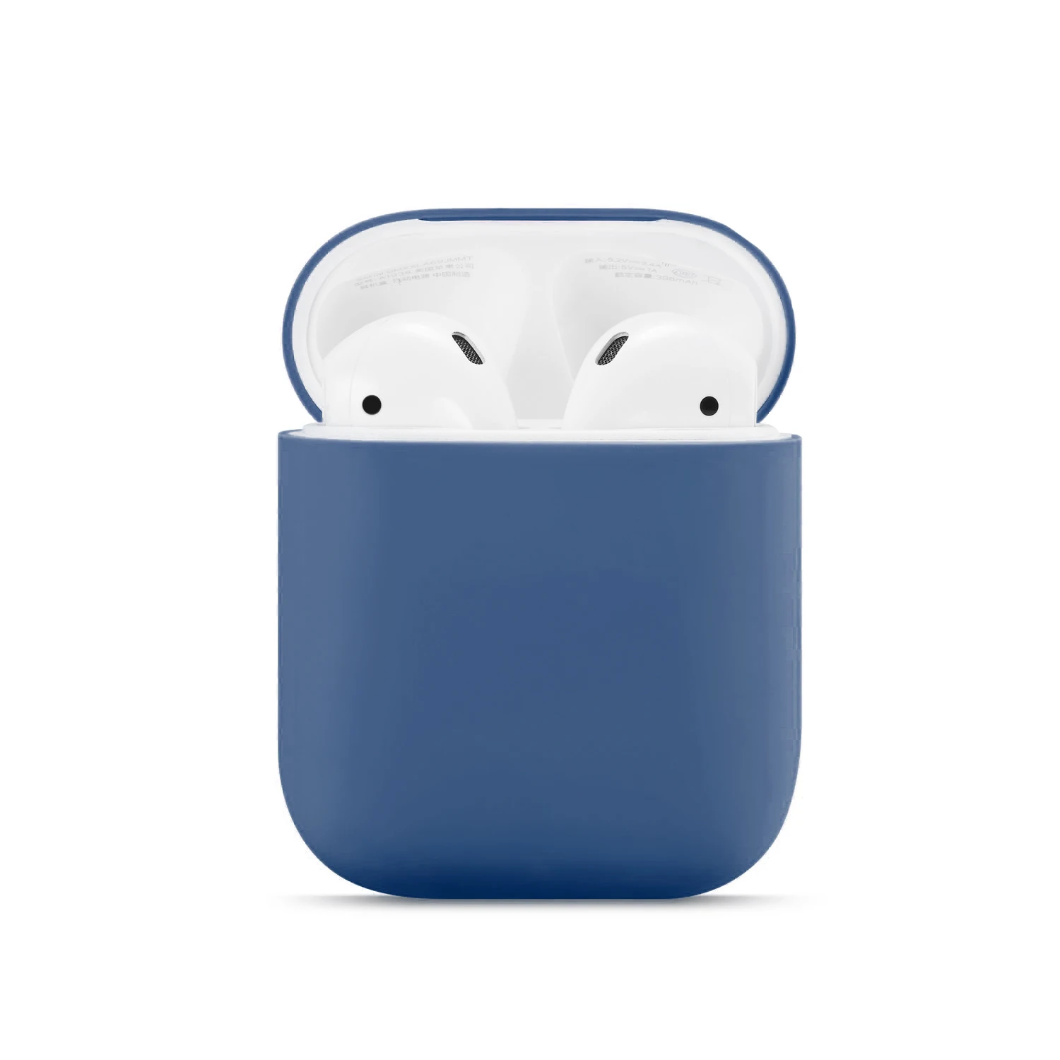 KJOEW сплошной цвет мягкий силиконовый для AirPods apple беспроводной bluetooth защитный чехол для наушников наушник защитный чехол для наушников - Color: DBE