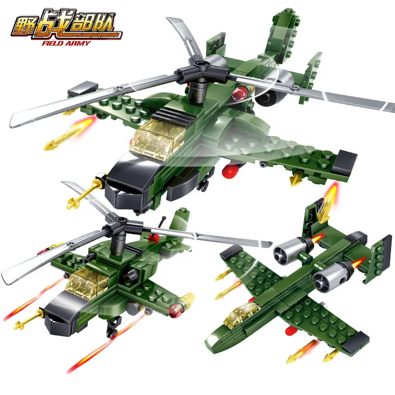 

KAZI Building Blocks Military Series 84034 Field Operations Forces Flexible Jingang 6 One Children'S Educational Deformation Blo