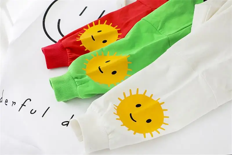 Комплекты одежды для малышей г.; Весенняя футболка с длинными рукавами и штаны для малышей; комплекты одежды; костюм для отдыха для мальчиков и девочек