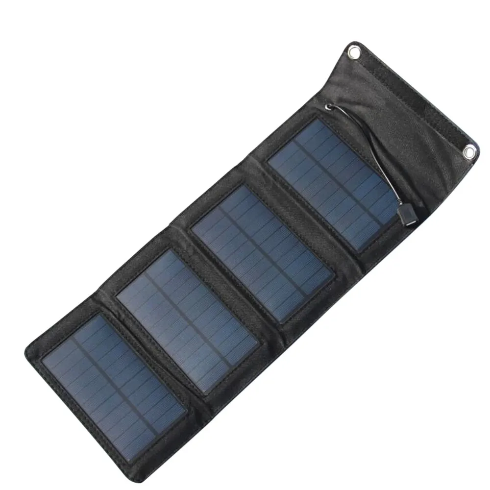 

Portable Solar Charger 7W Solar Panel Foldable USB Outdoor Hiking Constant Current Regulator Charger Wallet #10