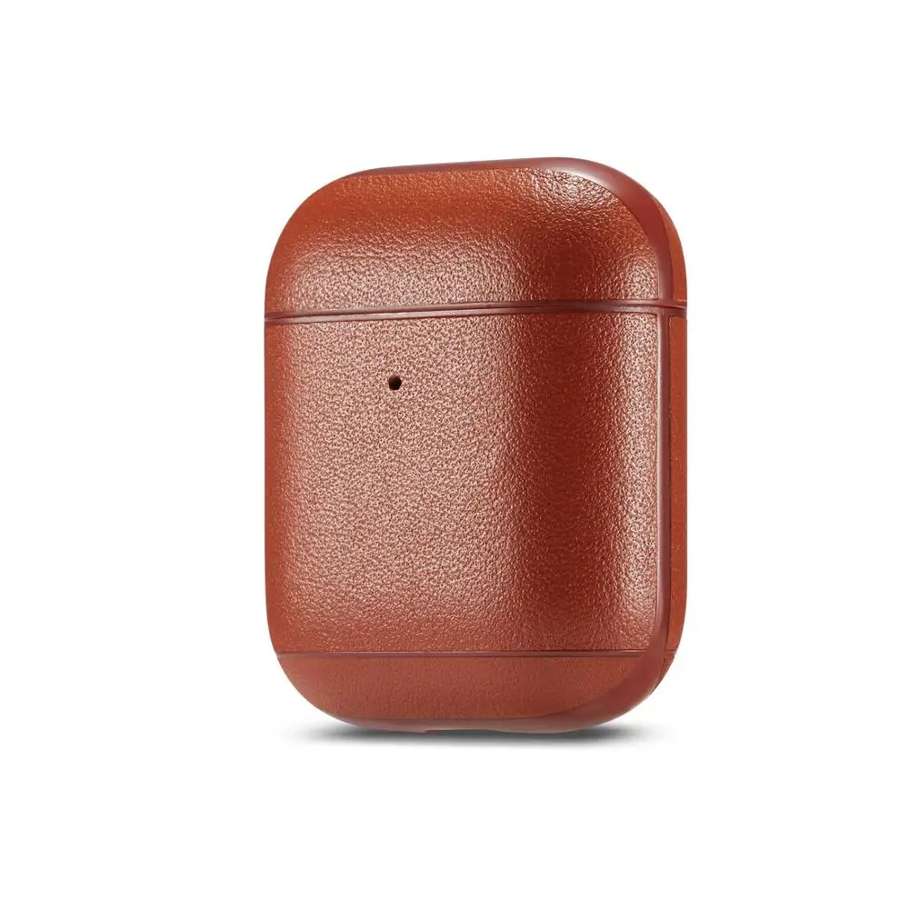 Color 11 AirPods беспроводной Bluetooth цветной кожаный 2 набор наушников для iphone AirPods 1 поколение 2 поколение набор наушников Чехол - Цвет: Color 11