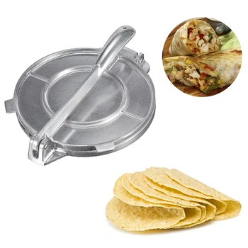 

20cm Tortilla Maker Aluminum Press Dough Resistant Tool Restaurant Home Pie Tool For Kitchen