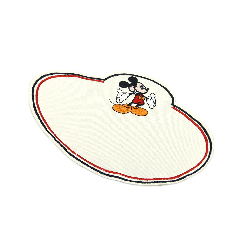 

New Embroidery Patch Hair Back with Glue Accessories Headdress Decoration Girls Babies DIY Projects,1Yc8952