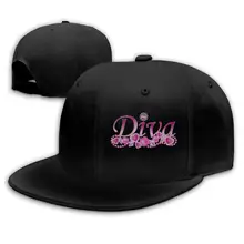 TSDFCDiva Bling Snapback плоские бейсболки для мужчин черные