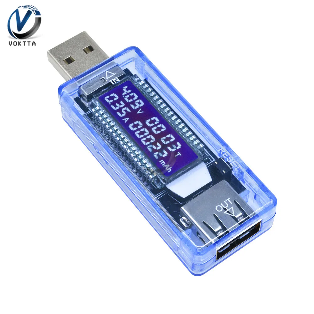 USB тест er 3,5-7 V 0-3A вольтметр измеритель напряжения тока ЖК-цифровой тест er power Bank зарядное устройство тест емкости USB доктор