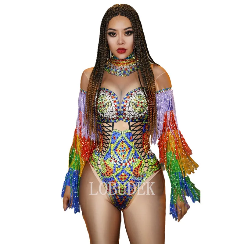 multicolor bodysuit