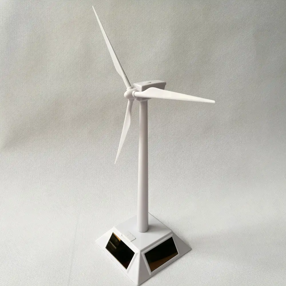 solar powered wind turbine toy