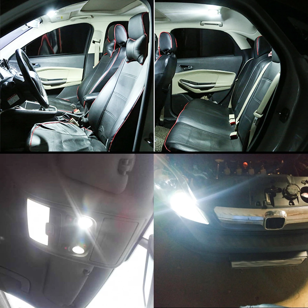 100 авто светодиодный T10 W5W 194 Canbus led лампочка для салона автомобиля заменить 3014SMD 30 светодиодный Чтения Купол номерной знак светильник 6000K 12-24V для грузовика