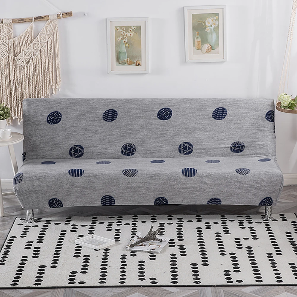 Thumbedding Armless Sofa Bed Cover Turtle Leaf Green Nature Tasteful Durable Washable Navy Quality 