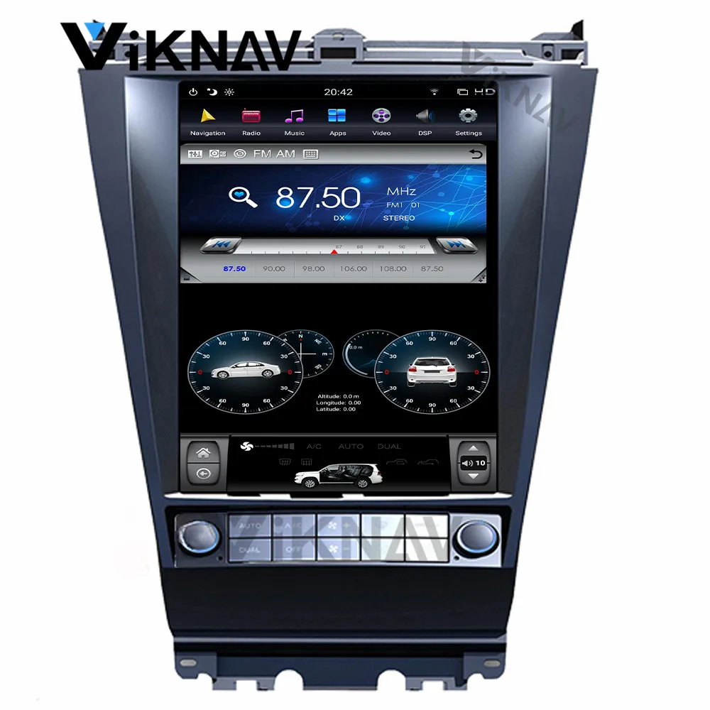 

auto GPS navigation radio Android for HONDA-ACCORD 7 2002 - 2007 car multimedia player vertical screen