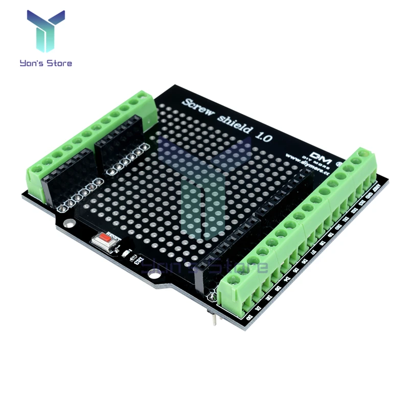 Винтовой щит Proto для Arduino кнопка сброса с открытым исходным кодом светодиод D13