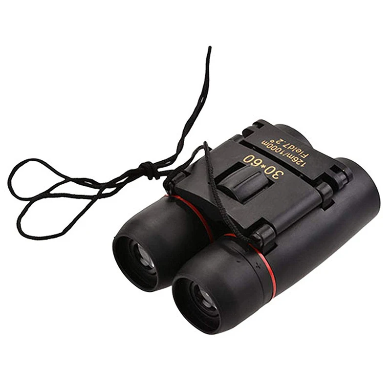 

Mini Binoculars 30x60 Folding Day Night Vision Zoom Telescope 126M-1000M + Bag