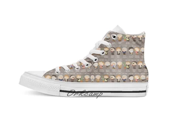 

Science Custom Casual High Top lace-up Canvas shoes sneakers Drop shipping