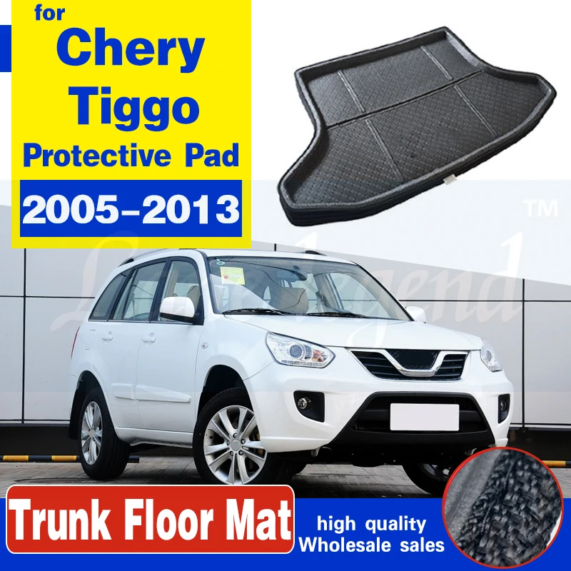 

For Chery Tiggo 2005-2013 Boot Mat Rear Trunk Liner Cargo Floor Tray Carpet Guard Protector Car Trunk mat Waterproof Accessories