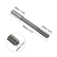 uxcell 9.5mm Chucking Reamer HSS H8 6 Straight Flutes Machine Milling Cutter Tool 2