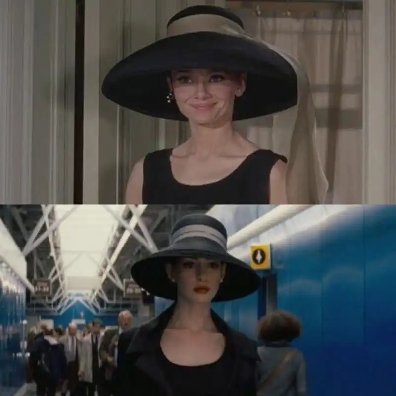 black floppy wedding hat