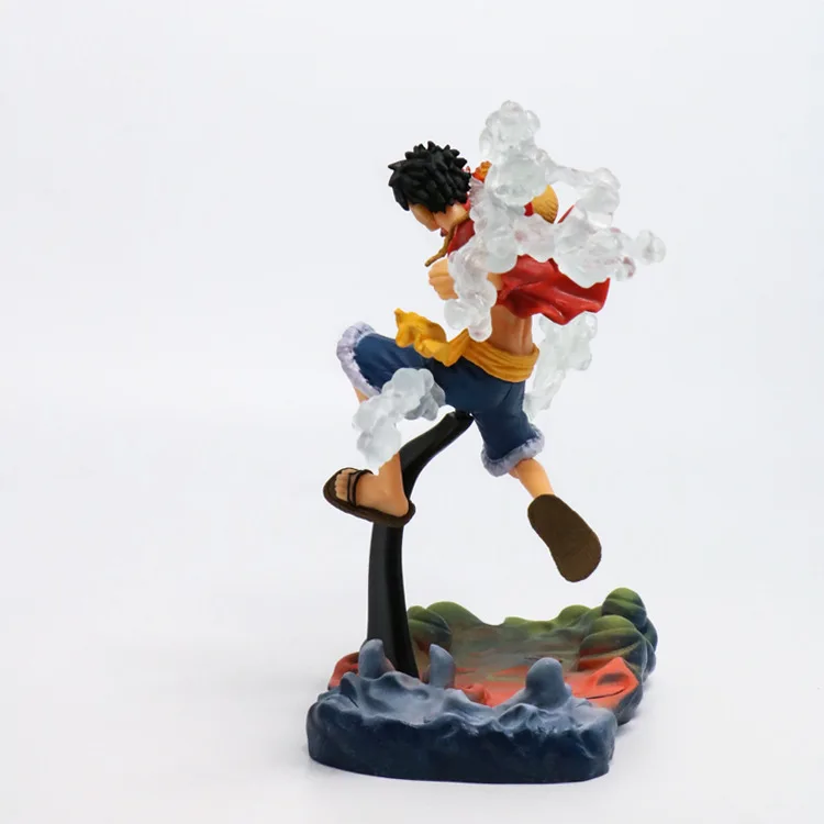 

One Piece Navigation Straw Hat Pirates Group Captain Modeling King Second Gear Fire Fists Luffy Boxed Garage Kit