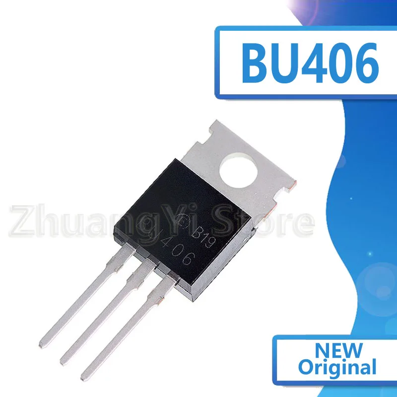 10 шт./лот Новый BU406 низкочастотный транзистор высокой мощности NPN TO-220 подлинный