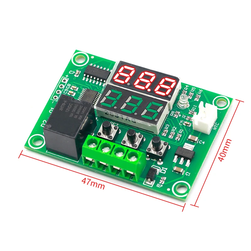 XH W1219 DC 12V двойной светодиодный цифровой дисплей термостат регулятор температуры