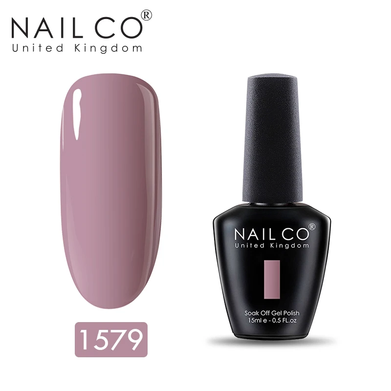 NAILCO Nude Серия Новое поступление лучший лак гель замочить УФ светодиодный Гель-лак для ногтей гель лак для ногтей Гибридный гвоздь искусство - Цвет: 1579