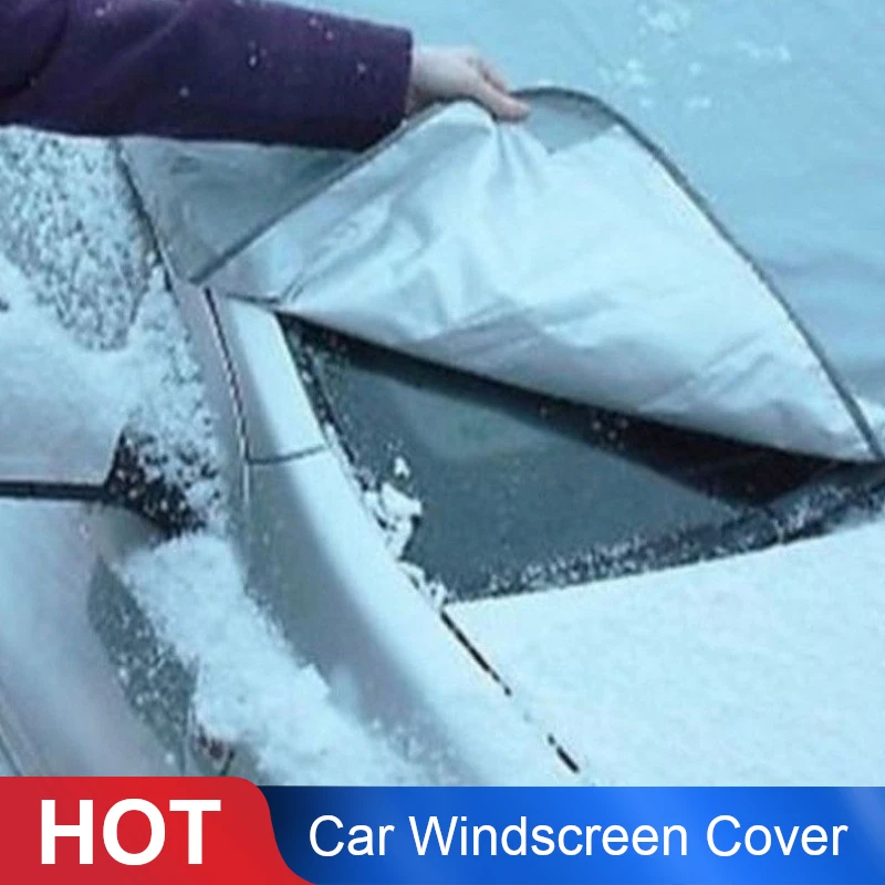 70X150 см автомобильный чехол на ветровое стекло, защита от солнца, защита от снега, льда, солнца, пыли, защита от заморозки