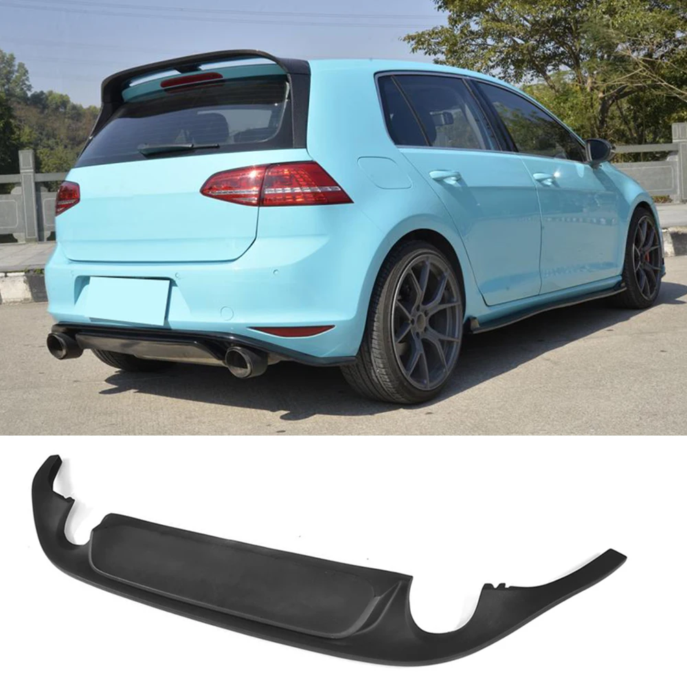 ПУ задний бампер диффузор защита для губ спойлер VW GOLF 7 MK7 GTI хэтчбек 14 16 не
