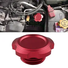 1 шт., красная алюминиевая заготовка, крышка топливного бака для двигателя 67*41*32 мм для большинства моделей Subaru с ввинчивающейся масляной крышкой