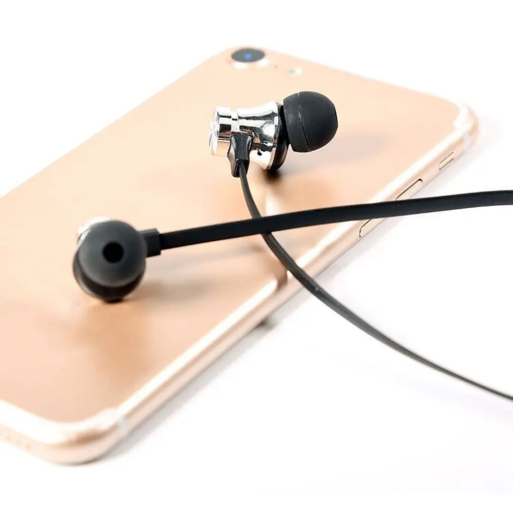 4 2 Bluetooth наушники Спортивные с шейным ободом Магнитные беспроводные