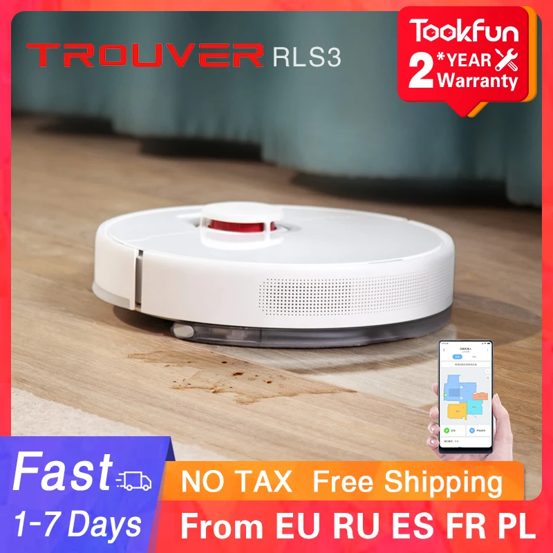 TROUVER Finder RLS3 Roboter-staubsauger für Home Kehr Staub Sterilisieren Waschen Mopp XIAOMI MIJIA APP WIFI LDS Smart Geplant