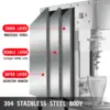 VEVOR Frozen Yogurt Blending Machine Fridge to Make Milkshake Ice Cream Mixing Stainless Steel Commercial Granizing Equipment 2
