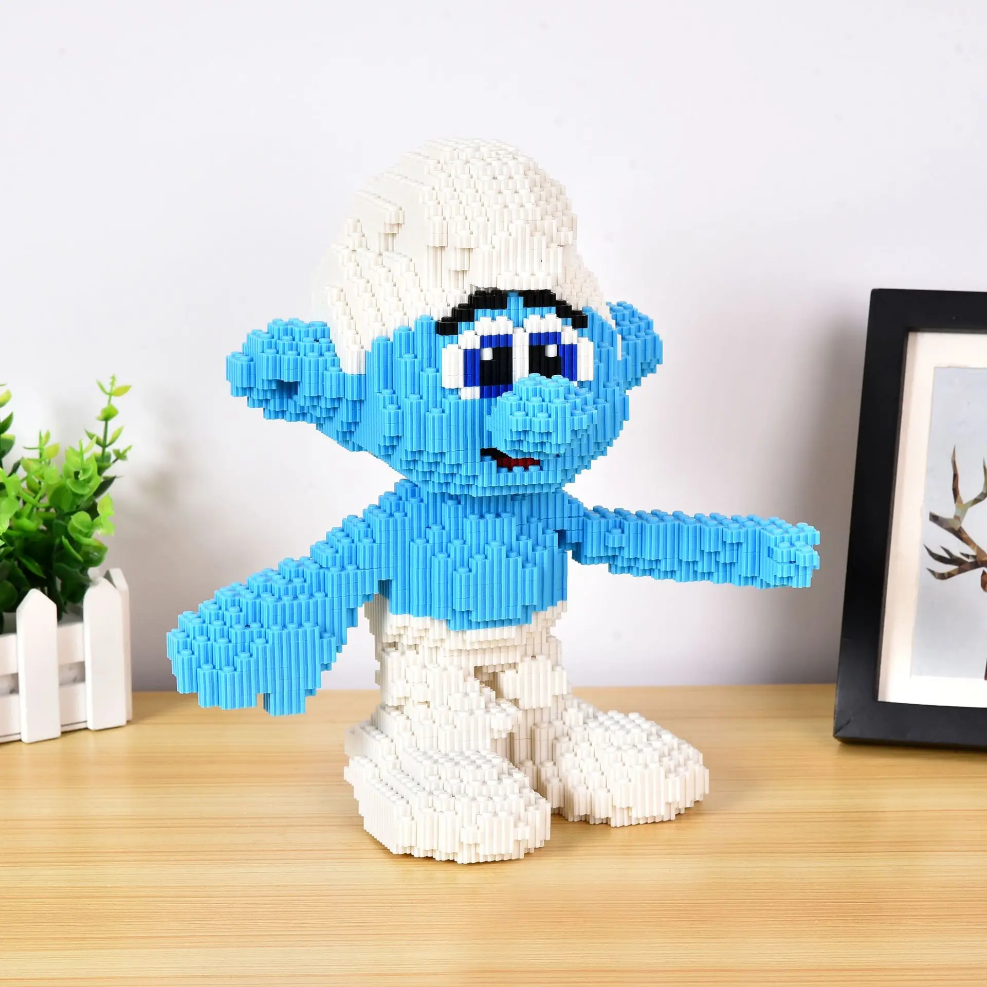 

Cai pin Shaking Voice Network Red Building Blocks Toy Children'S Educational Cartoon Modeling Granule Diamond Building Blocks To