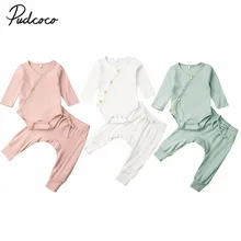 Коллекция года, весенне-осенняя одежда для малышей Одежда для маленьких мальчиков и девочек зимние топы с длинными рукавами и штаны комплекты из 2 предметов спортивные костюмы