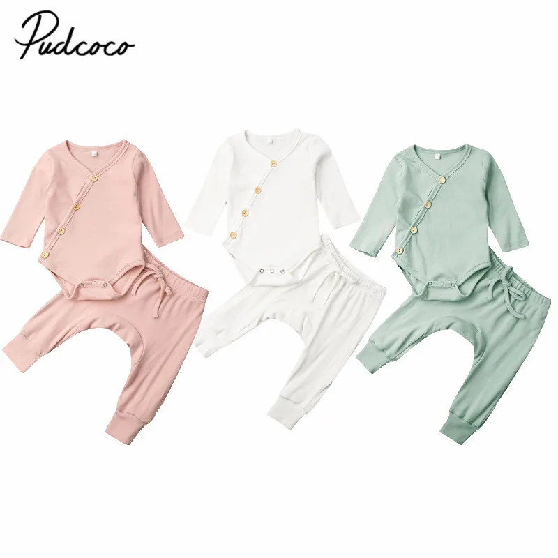 Комплект спортивной одежды из двух предметов для младенцев Топ с длинным рукавом