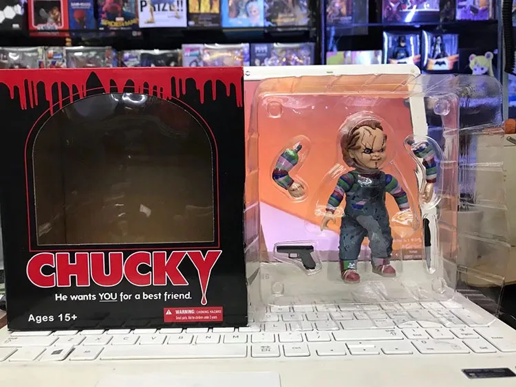 NECA призрак ребенок Чаки призрак ребенок это призрак ребенок Тиффани двойной чехол Мобильная фигурка модель Гараж Комплект