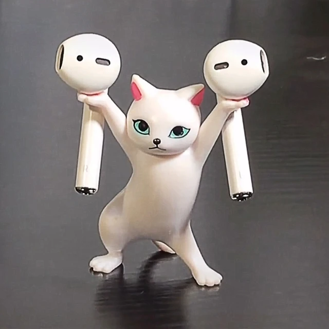 Funny Cat Pen Holder Toy Hold Everything Cat Earphone Bracket Home Decoration Enchanting Dancing Cat Pencil