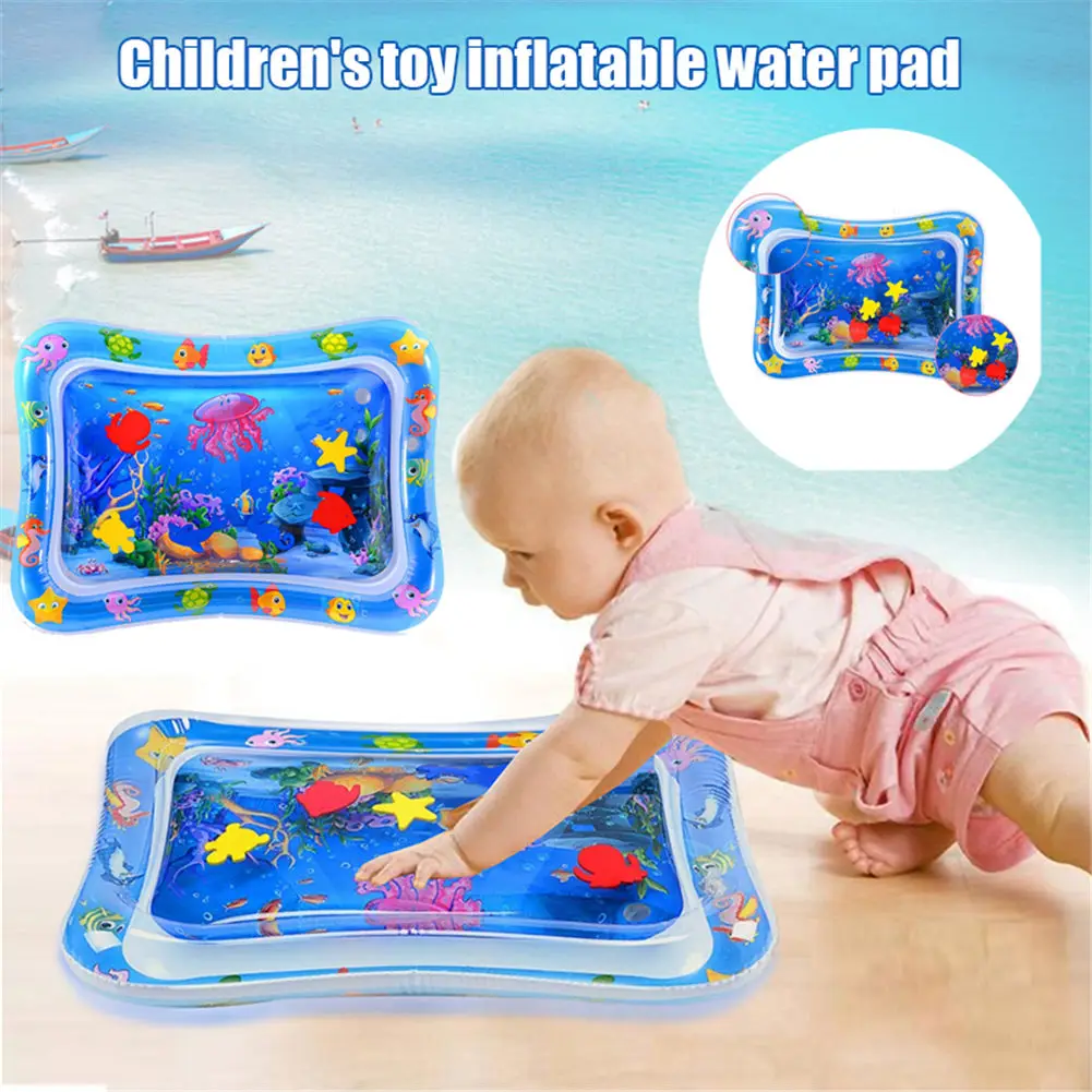 Baby Toys Inflatable Tummy Time Water Play Mat For Infants Toddlers Boys Girls 