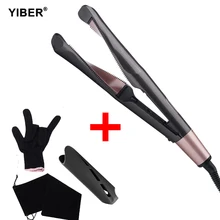 Многофункциональный 2 в 1 щипцы для завивки волос керамический витой плоский Утюг выпрямитель для волос и бигуди Профессиональный инструмент для укладки волос