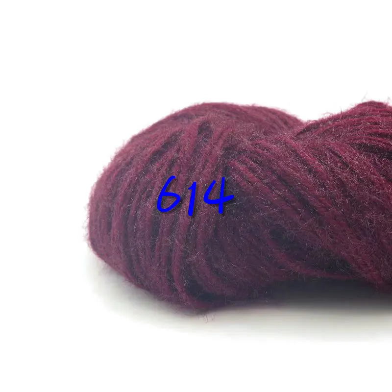 614 2 balls* 150g squirrel woolen Fil-Lumiere thick yarn cap hat mohair wool coat thread knitting needle yarn scarf line soft ZL49 - Цвет: 614