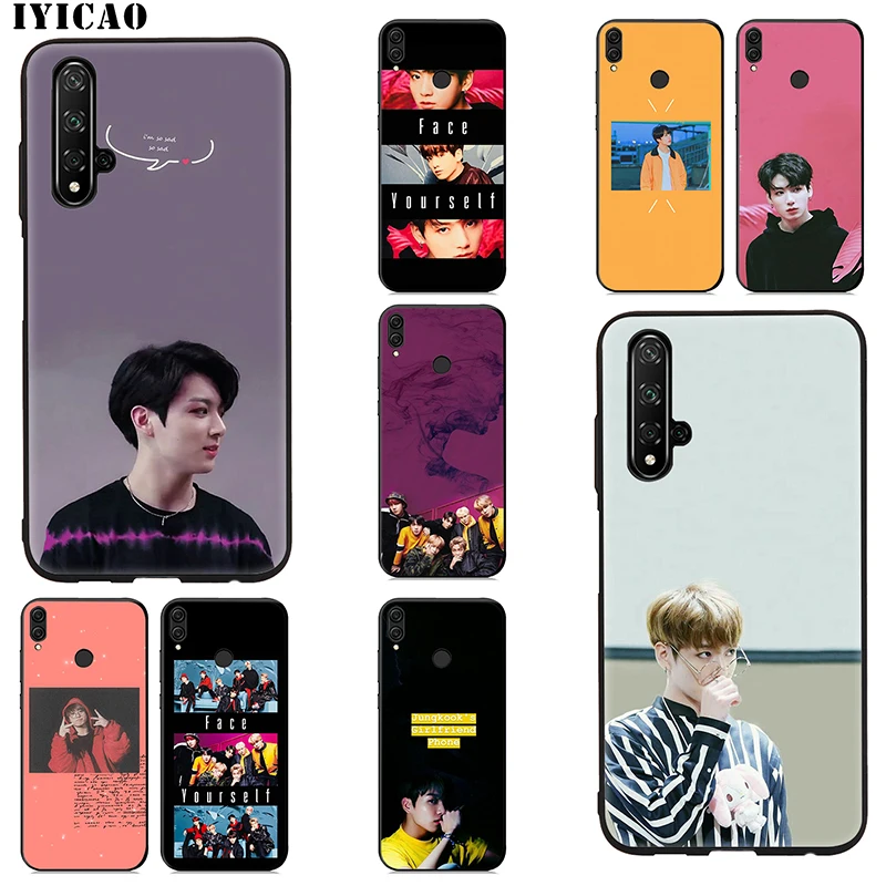 IYICAO Jung Kook K Pop мягкий чехол для huawei Honor 20 10 9 9X 8X 8C 7X 7C 7A 6A Lite Pro View Note силиконовый |
