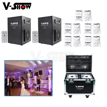 

2pcs With Flightcase And 10 Bags Powder 750W Cold Spark Firework Wedding Machine Dmx Remote Control Stage Effect Machine