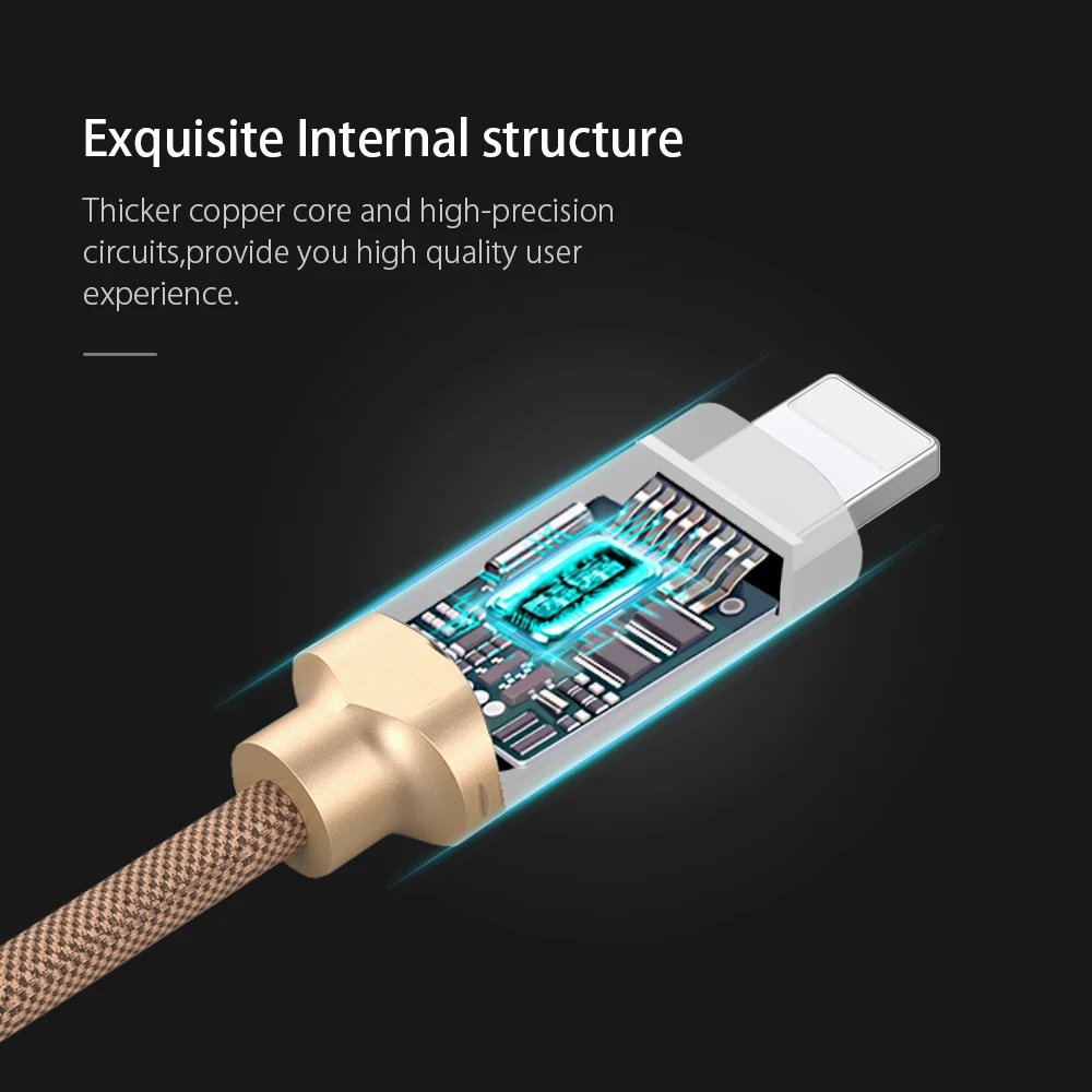 ORICO USB-A zu Beleuchtung 8 PIN USB Kabel für iPhone iPad iPod 2.4A USB2.0 Lade Daten Sync Kabel f