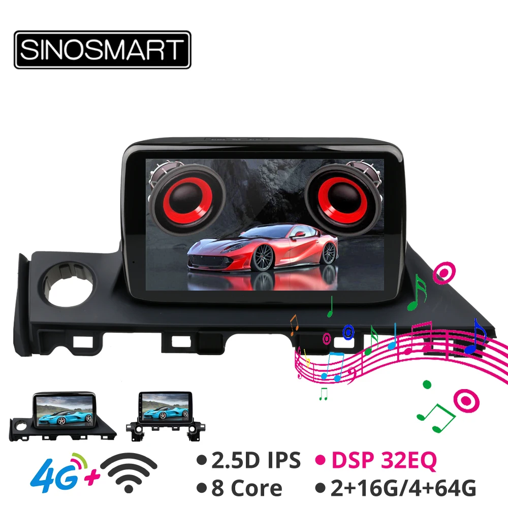 Clearance SINOSMART DSP Support 4G SIM Card 8 Core CPU Android 8.1 Car Audio GPS Navigation Player for Mazda CX-5 Mazda 6 Atenza 2017 2018 0 Clearance SINOSMART DSP Support 4G SIM Card 8 Core CPU Android 8.1 Car Audio GPS Navigation Player for Mazda CX-5 Mazda 6 Atenza 2017 2018 0