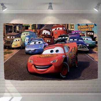 

Wall Tapestry 3D Hippie Disney Cartoon Cars Wall Haning Tapsetry for Living Room Wall Art Decoration Mandala Blanket Kids Room