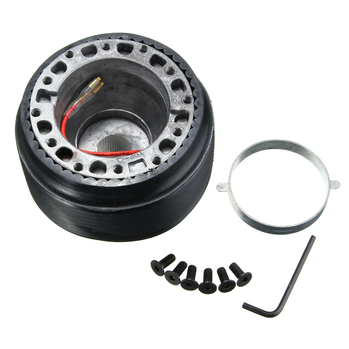 NO LOGO FXF-LGSP Black Steering Wheel Quick Release Short Hub Adapter Fit For RENAULT CLIO MK2 1998-2005 