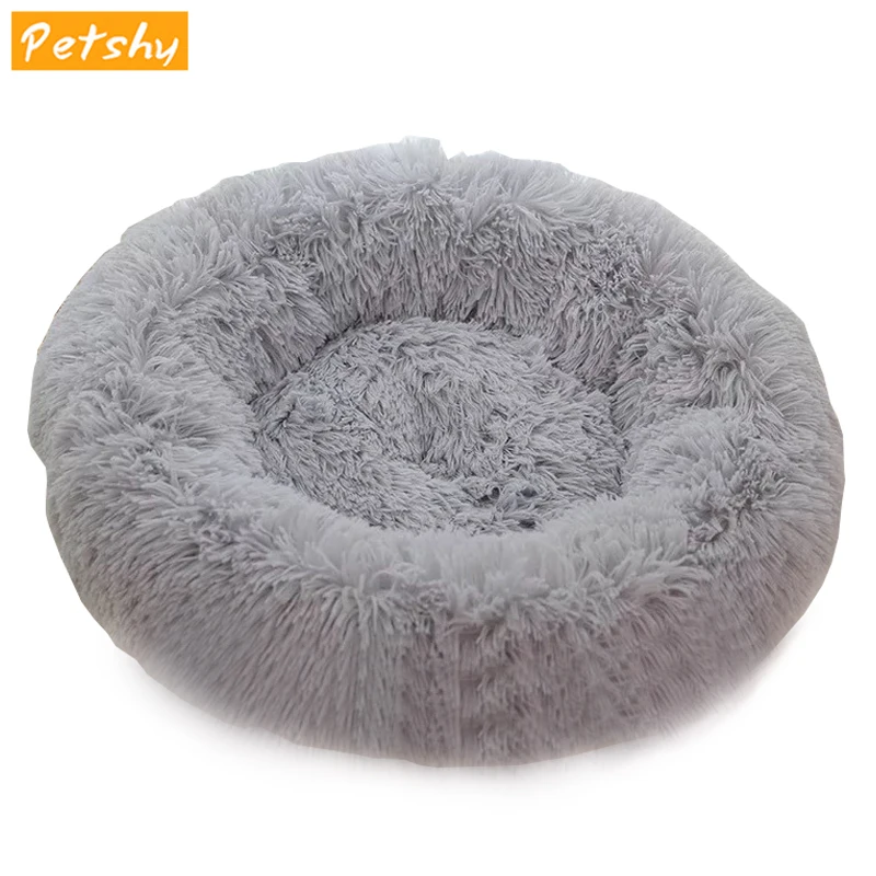 Petshy плюшевые теплые кошка кровать домик для домашних животных спальный подушка
