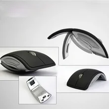 New 2.4G Wireless Mouse Foldable Computer Mouse Mini Travel Notebook Mute Mouse USB Receiver for Laptop PC